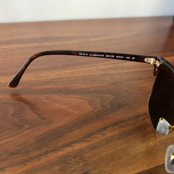Ray-Ban Clubmaster Polarized Sunglasses - Picture 3 of 11